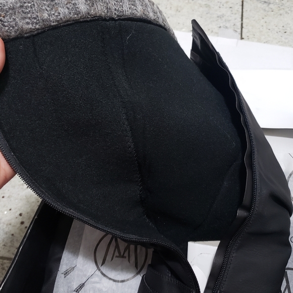 Black Harlow Heather Fall Boots. Size 7. Nwt - Picture 11 of 13